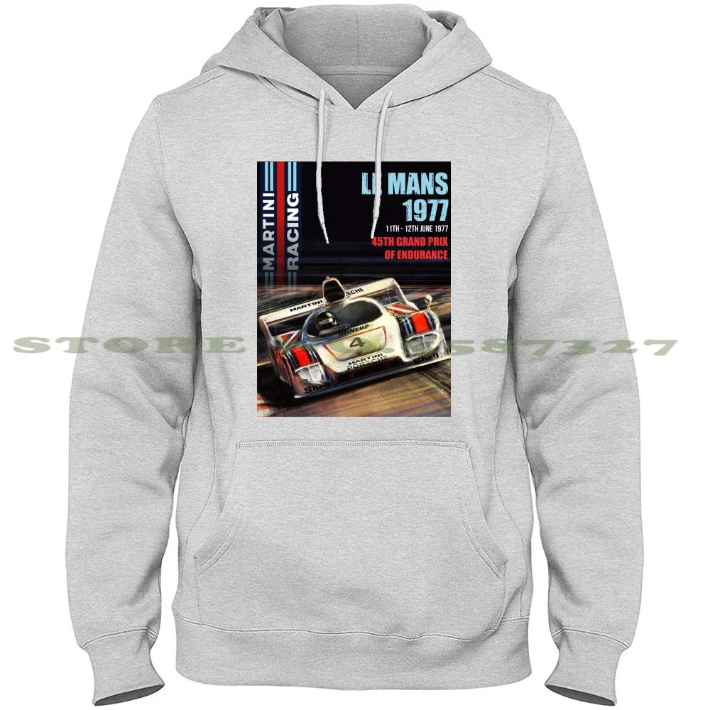 

Le Mans 1977 Vintage Poster Hoodies Sweatshirt For Men Women Le Mans 1977 Le Mans 24 Hours Motorsport Car Car