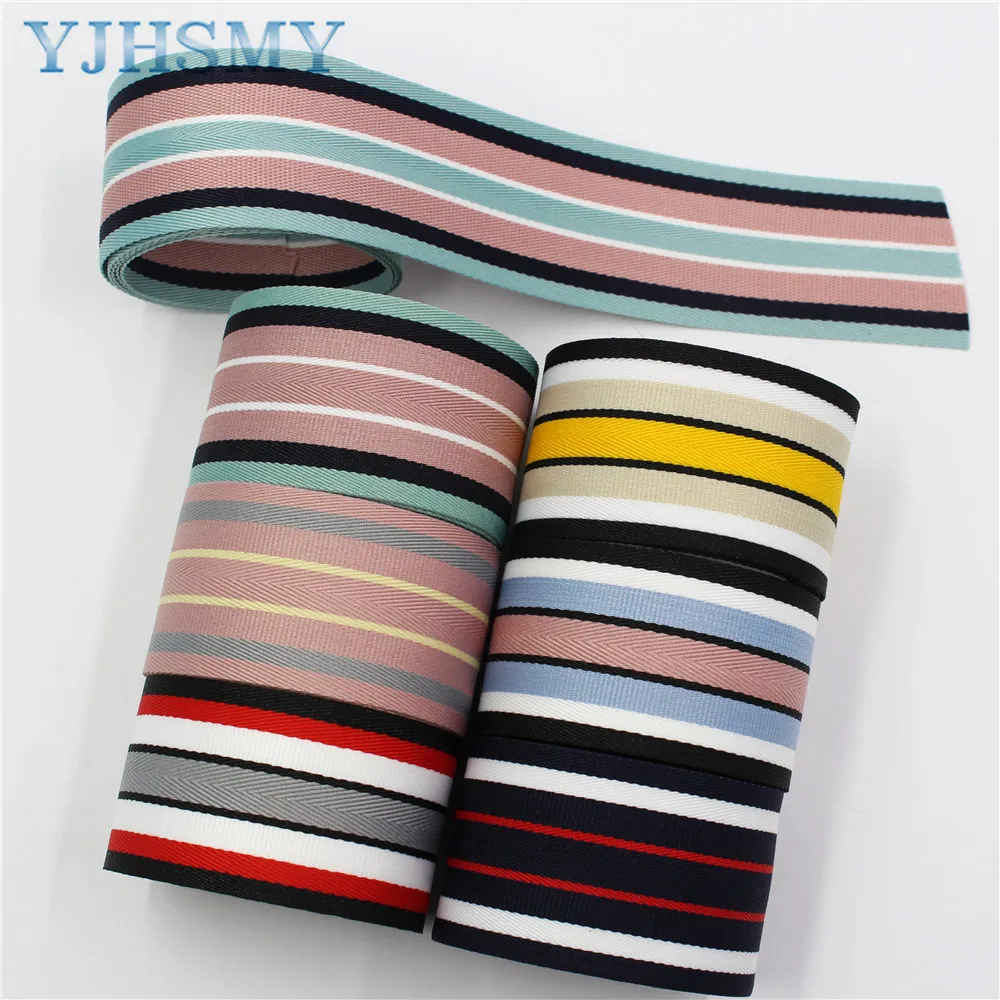 5 Yards Knitting Stripe Ribbon 1-1/2‘’ Ribbons DIY Handmade Bow Shoe Decoration for Sewing Hair Bow Clips