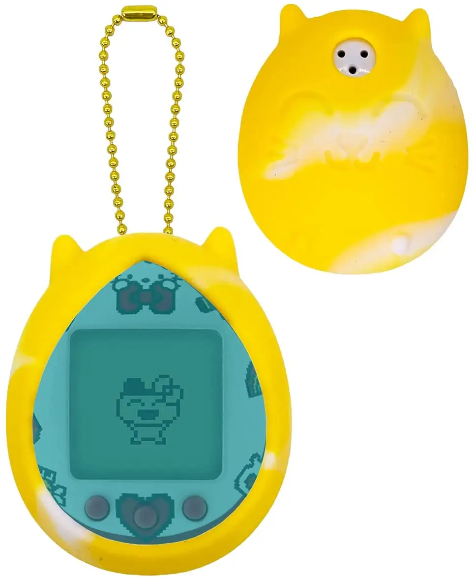 Silicone Cover Protective Skin Sleeve Shell for Tamagotchi Kitty Also fits for PAC-Man Device with Color Ring