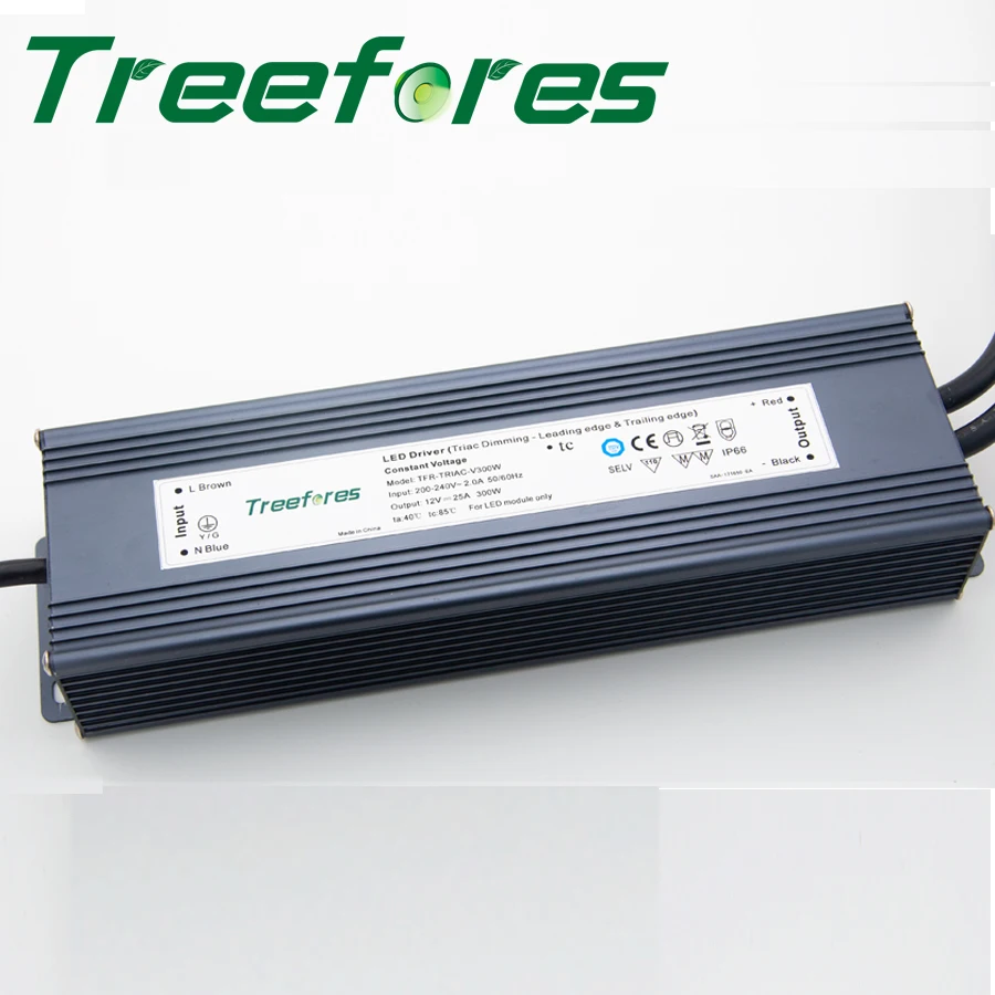 Triac-fuente de alimentación, regulador de transformador de iluminación, 8W, 15W, 25W, 50W, 75W, 80W, 100W, 120W, 150W, 200W, 300W, 360W,