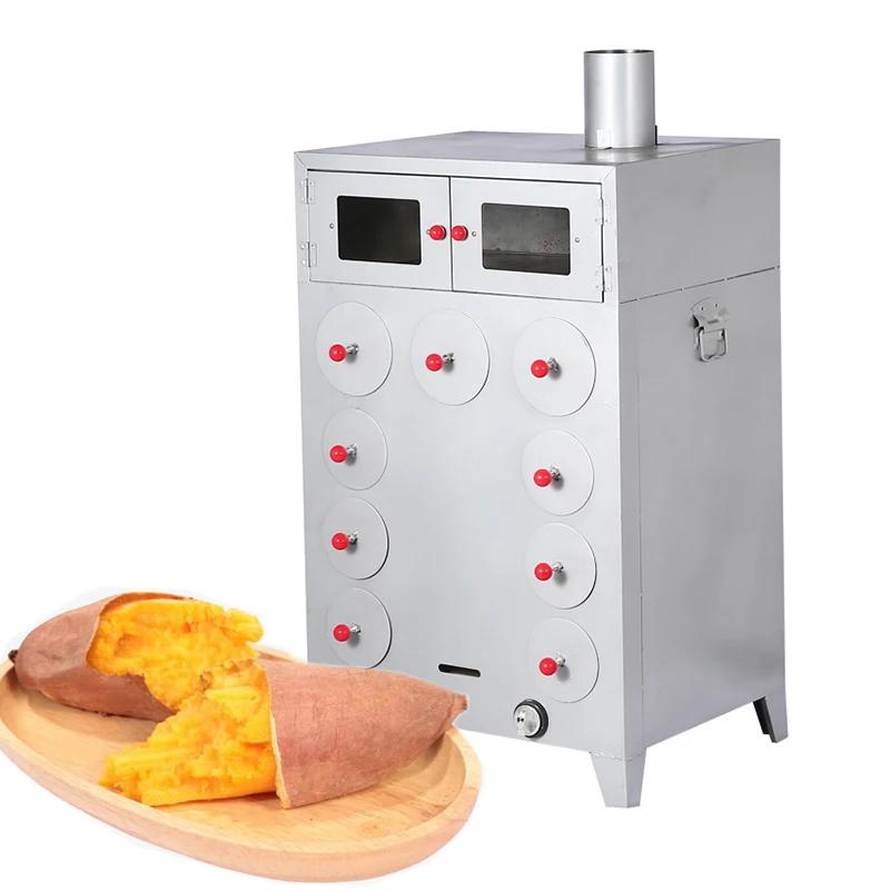 

Gas Type Roasted Sweet Potatoes Corn Taro Chestnuts Machine Potato Baking Machine Sweet Potato Grill