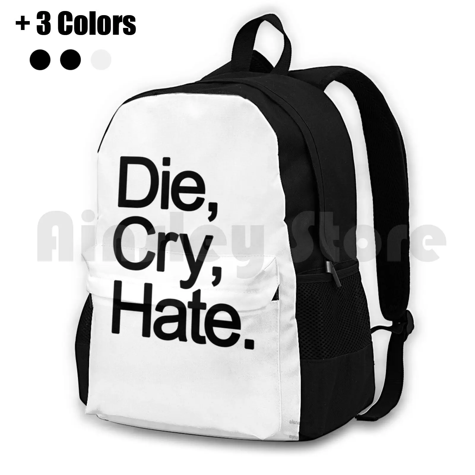 Live , Laugh , Love , Die , Cry , Hate. Outdoor Hiking Backpack Waterproof Camping Travel Live Laugh Love Die Cry Hate Funny