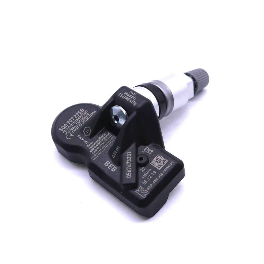 433MHz TPMS TIRE PRESSURE ALARM SET 7P6 907 273N 5Q0 907 273B FOR AUDI A6 (C7) TT Q3 Q5 Q7 (4M) TYRE PRESSURE SENSOR WITH WIRE