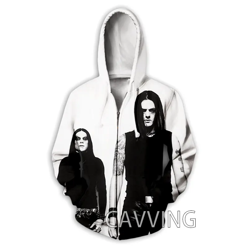 New Fashion  3D Print  SATYRICON BAND  Zipper Hoodies Zip Up Hooded Sweatshirts Harajuku Hoodie Hip Hop Sweatshirts