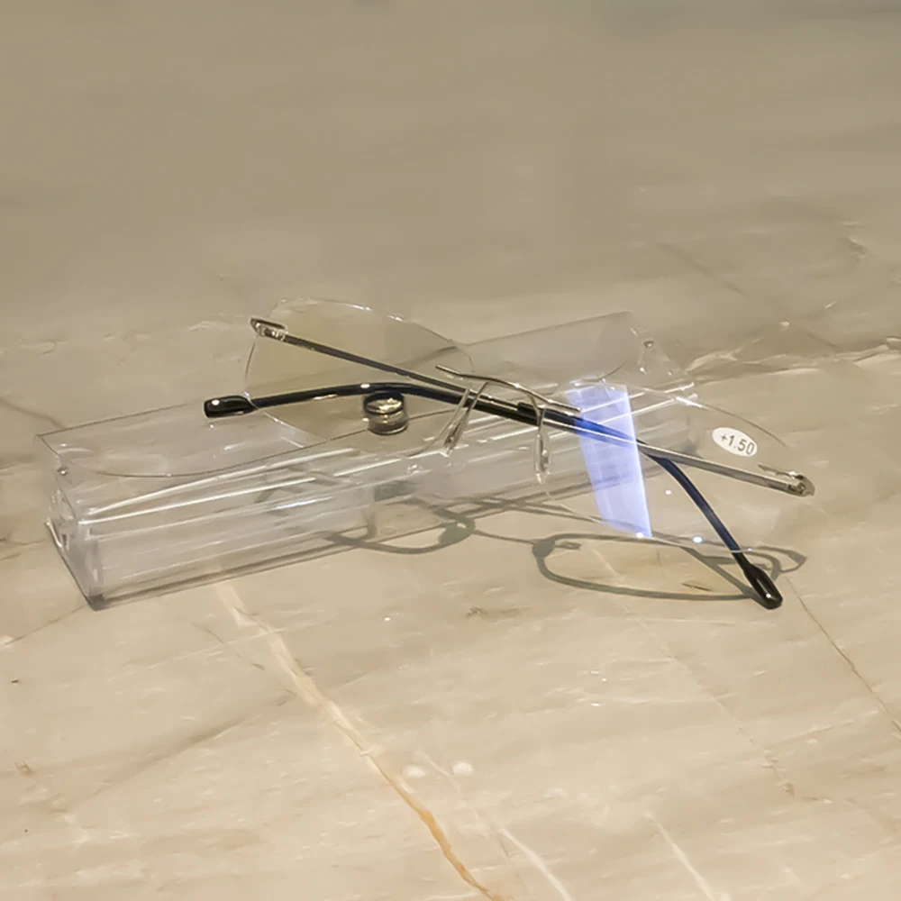 Kann Blume männer Rahmen Brillen Blau Licht Männlichen Lesebrille Titan Eyeglasse Rahmen Alte Gläser armacao oculos – Detail 21