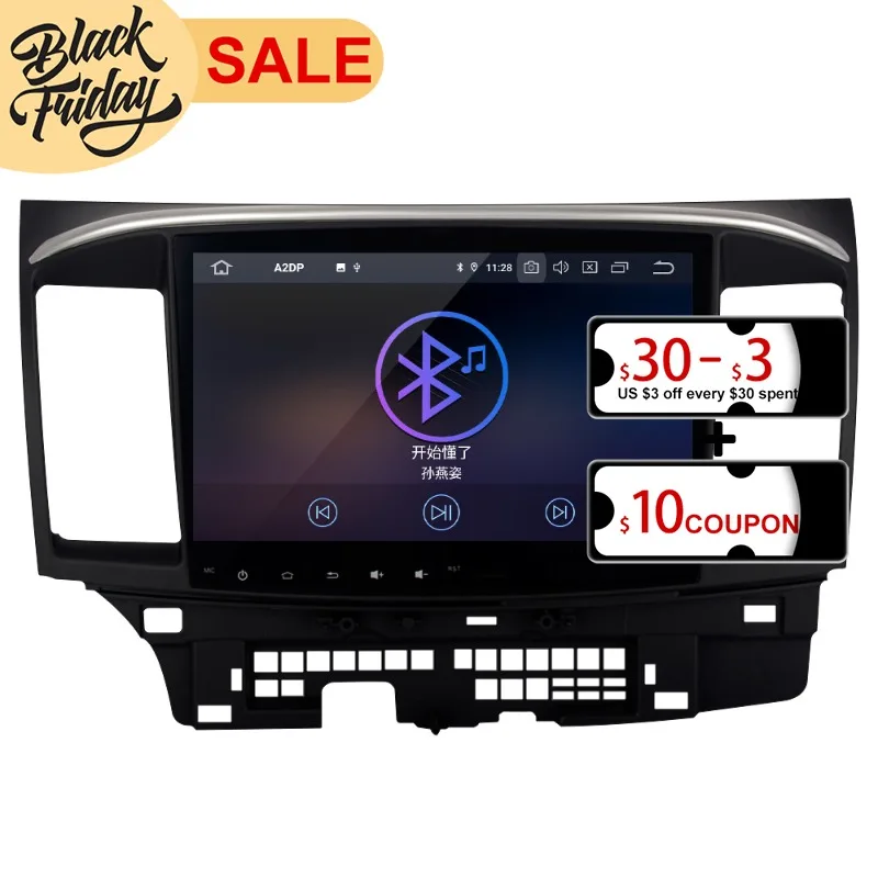 Android 8.0 64GB For Mitsubishi Lancer 10 CY 2007 Car GPS Navigation Carplay Auto Radio Stereo Video Multimedia Player Head Unit