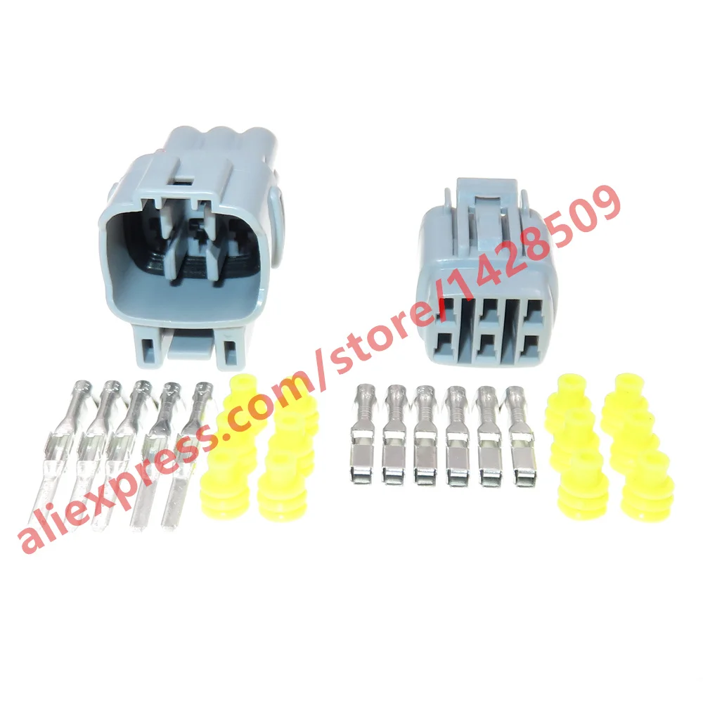 1 Set 6 Pin 2.2 Series Auto Waterproof Wiring Connector 6188-0173 6189-0319 Automobile Accelerator Pedal Socket