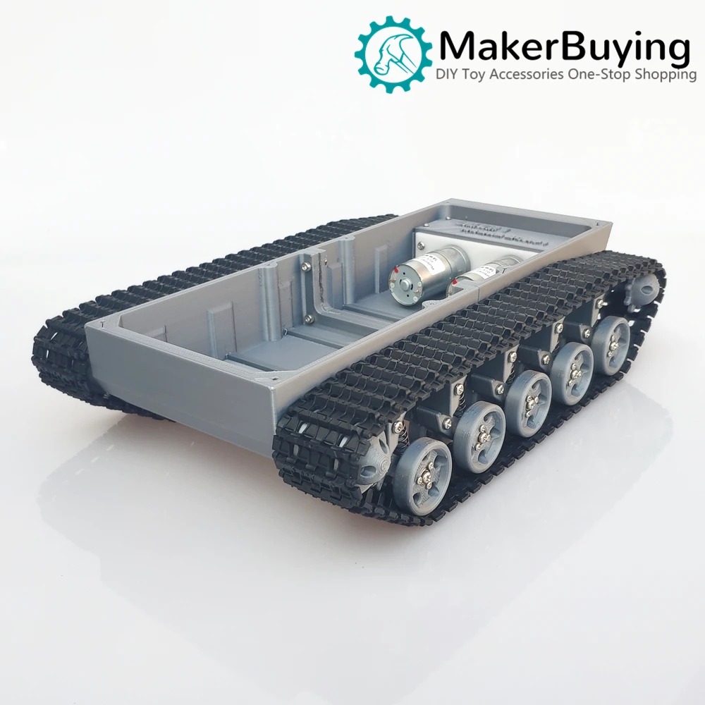 

Tracked tank chassis shock absorption suspension DIY homemade smart car upgrade accessories 3d printing production