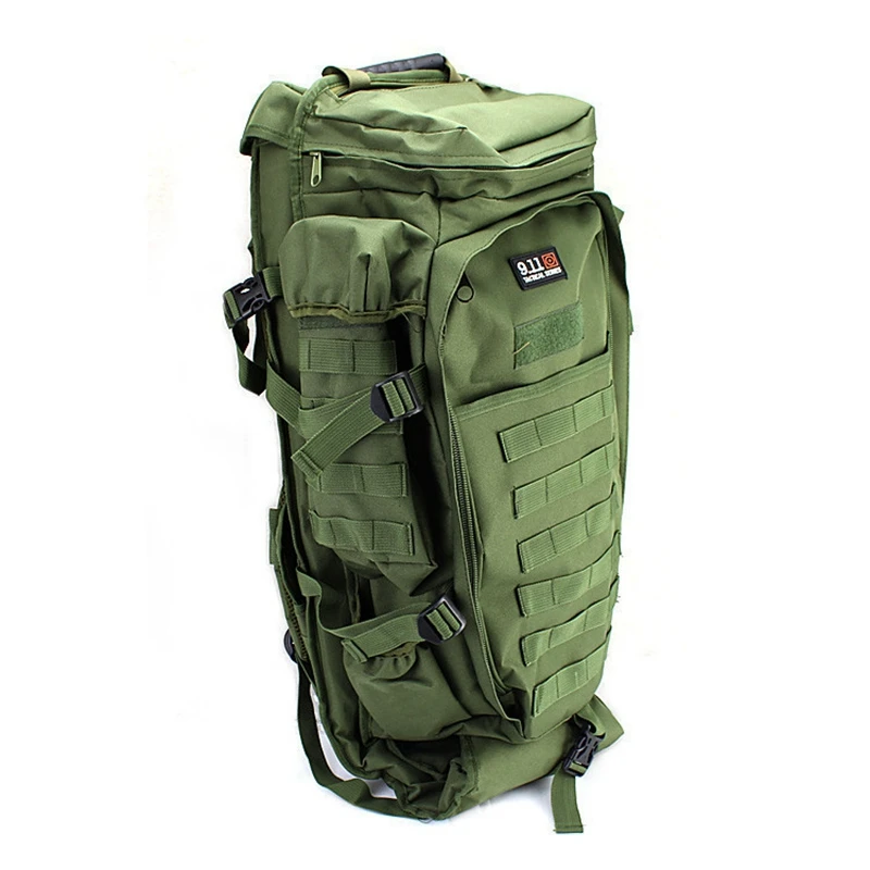 911 Tactical Military Rifle Backpack Nylon Molle Waterprooof Multifunction Outdoor Sports Rucksack Hunting Training Hiking Bag