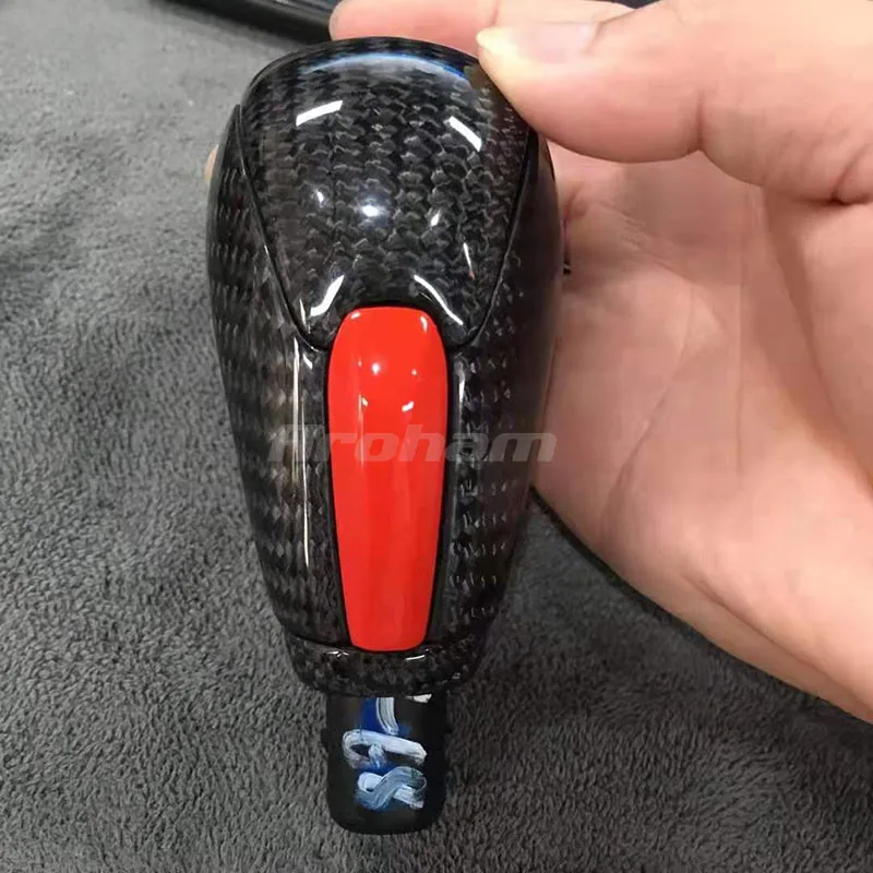 Custom High Quality Carbon Fiber Gear Shift Knob For Hyundai Veloster JS Knob Assy Gear Shift Lever