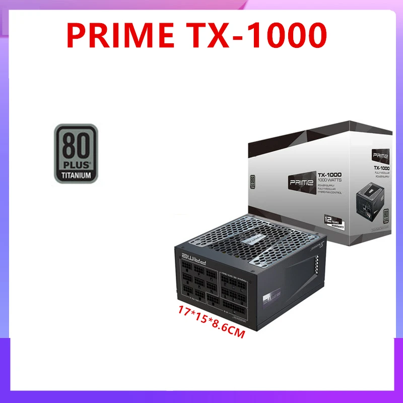 New Original PSU For Seasonic Full Modular 80plus Titanium Silent 1000W Power Supply  PRIME TX-1000