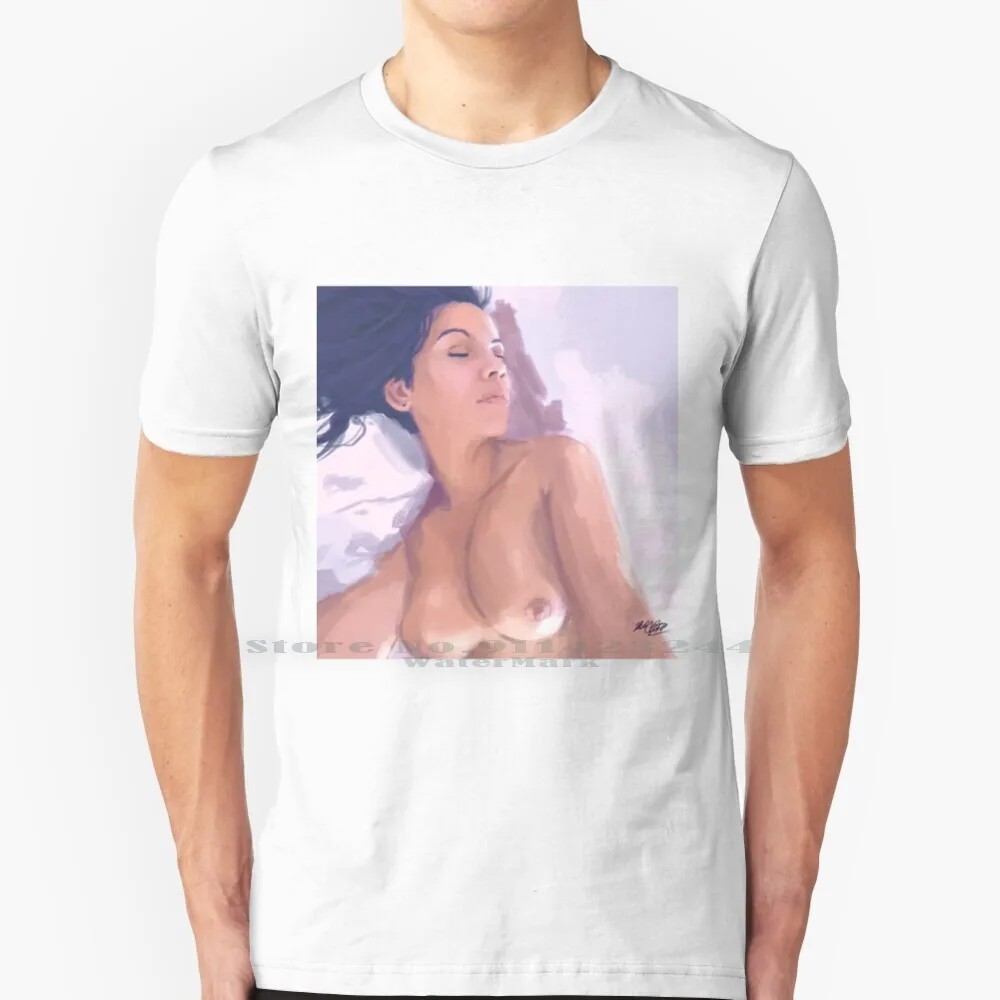 Elena Eiress-A Softer Side T Shirt Cotton 6XL Markclarkii Artist Fan Art Mark Clark Portrait For Sale Bikini Lingerie Womens