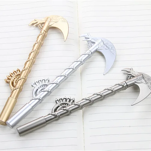 

30pcs creative stationery game peripheral Student Korean version weapon sickle modeling black neutral pen