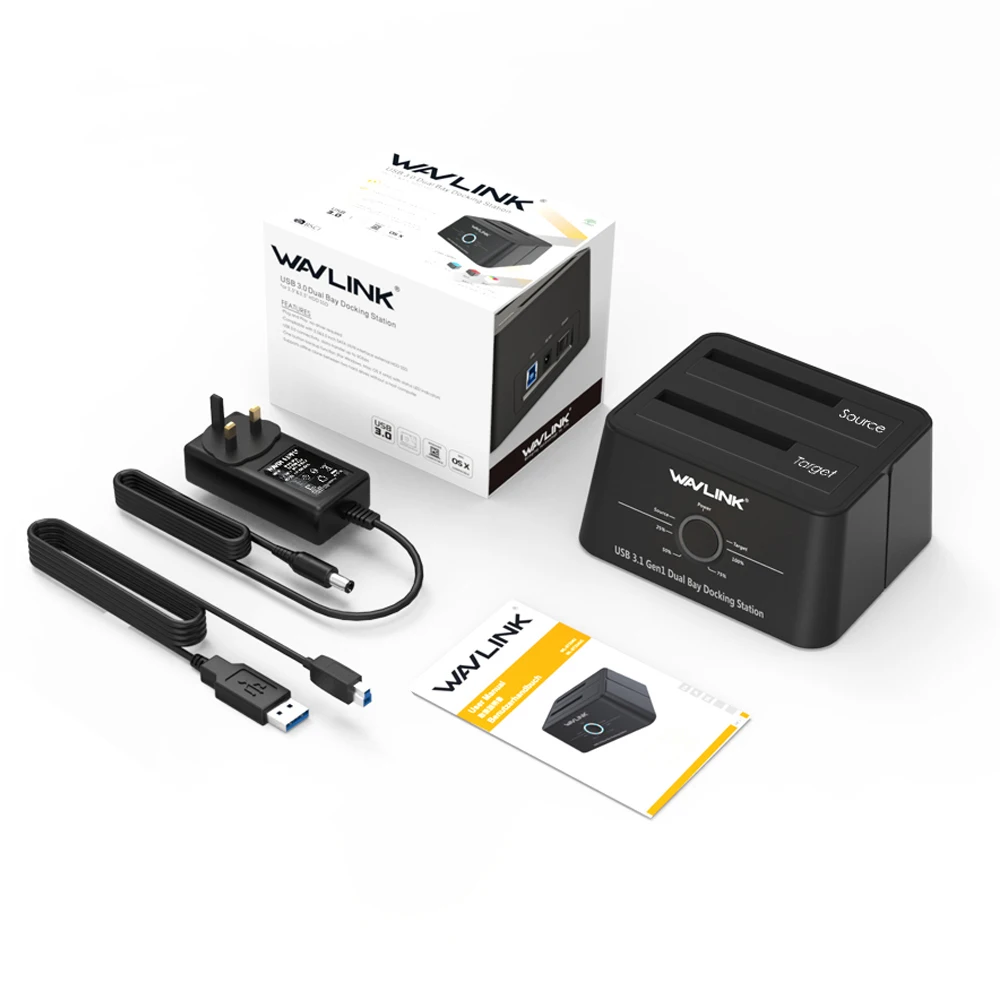 Wavlink HDD Docking Station Sata Hard Drive Enclosure SATA to USB