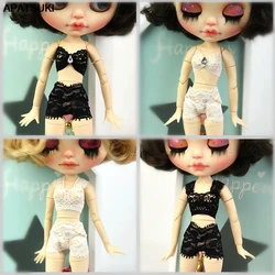 Soft Lace Underwear Bra & Briefs For Blyth Licca Doll Clothes 1/6 Doll Clothes Knickers For Blythe BJD Dolls Top & Underpant