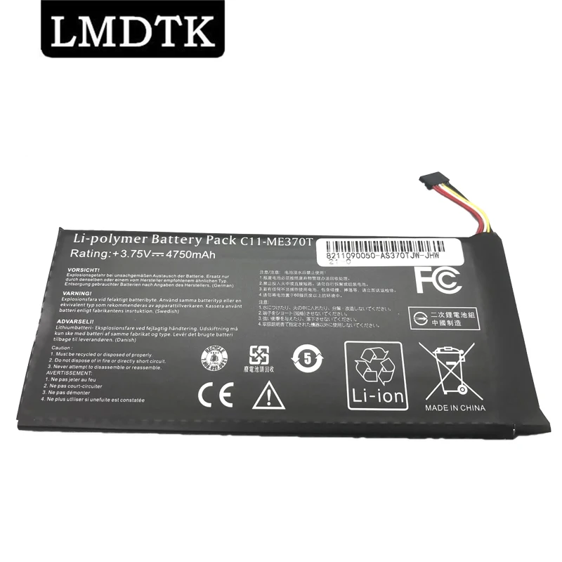 

LMDTK Новый C11-ME370T 3,75 V 4750WH Аккумулятор для ноутбука Asus ME3PNJ3 GOOGLE NEXUS 7, Настольный ПК