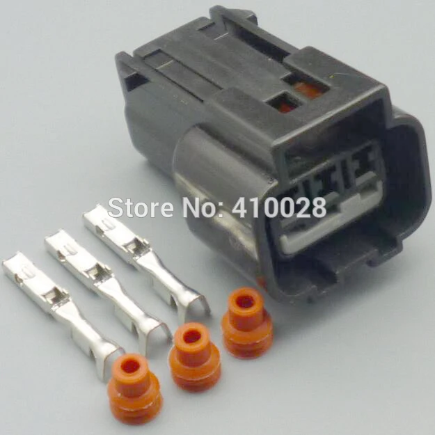 worldgolden 5/30/100sets kit 1.5mm 3pin 3way auto wiring female waterproof connector KPB016-03427