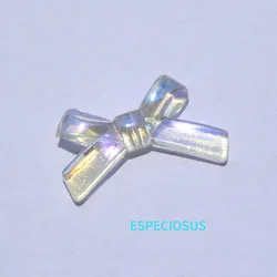 DIY Necklace Department Cartoon Bow Charms Multi Color Plated Bowknot Pendants Big Acrylic beads 34*19MM Jewelry Making Findings