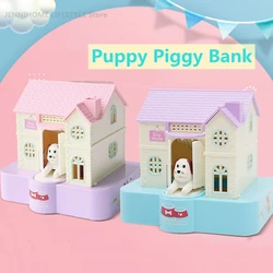 Funny House Piggy Banks Coins Storage Cartoon Money Boxes Steal Dog Coin Bank Home Decor For Kids Room Children Birthday Gifts