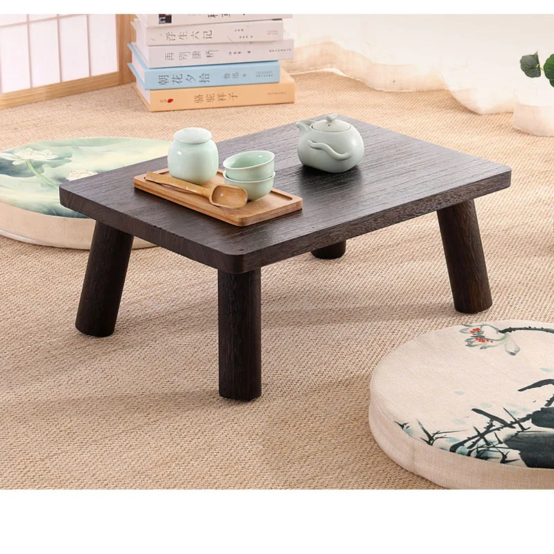 

Fashon Antique Small Table 50x35x20cm Paulownia Wood Traditional Asian Furniture Living Room Low Floor Coffee Table Wooden