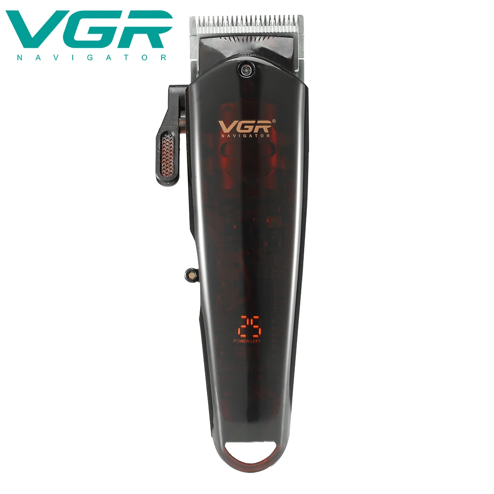 VGR Hair Clipper Professional Electric Electric Hair Trimmer Clippers  USB Rechargeable Hair Clipper Men Haircut Barber V-165