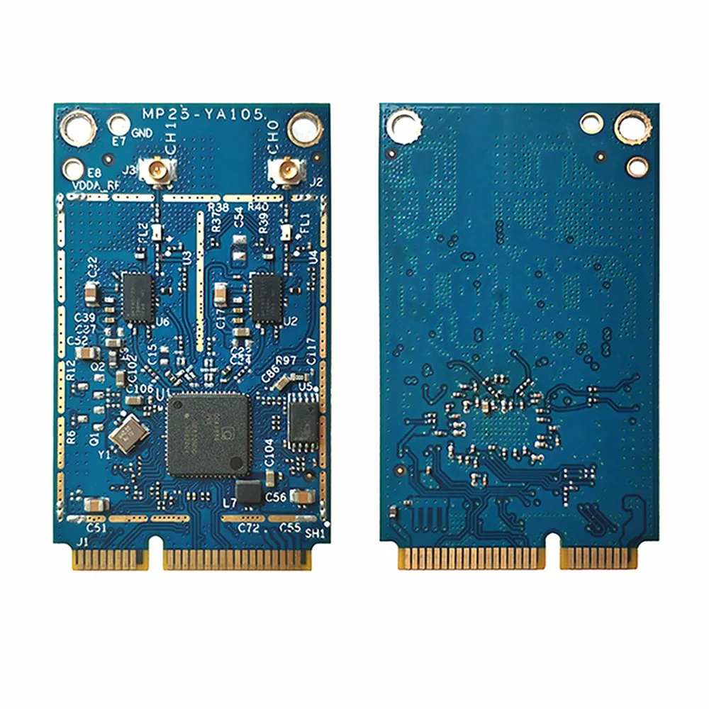 جديد WAVE2 QCA9886 5.8G عالية الطاقة بطاقة الشبكة اللاسلكية PCIE وحدة openwrt دعم نظام لينكس