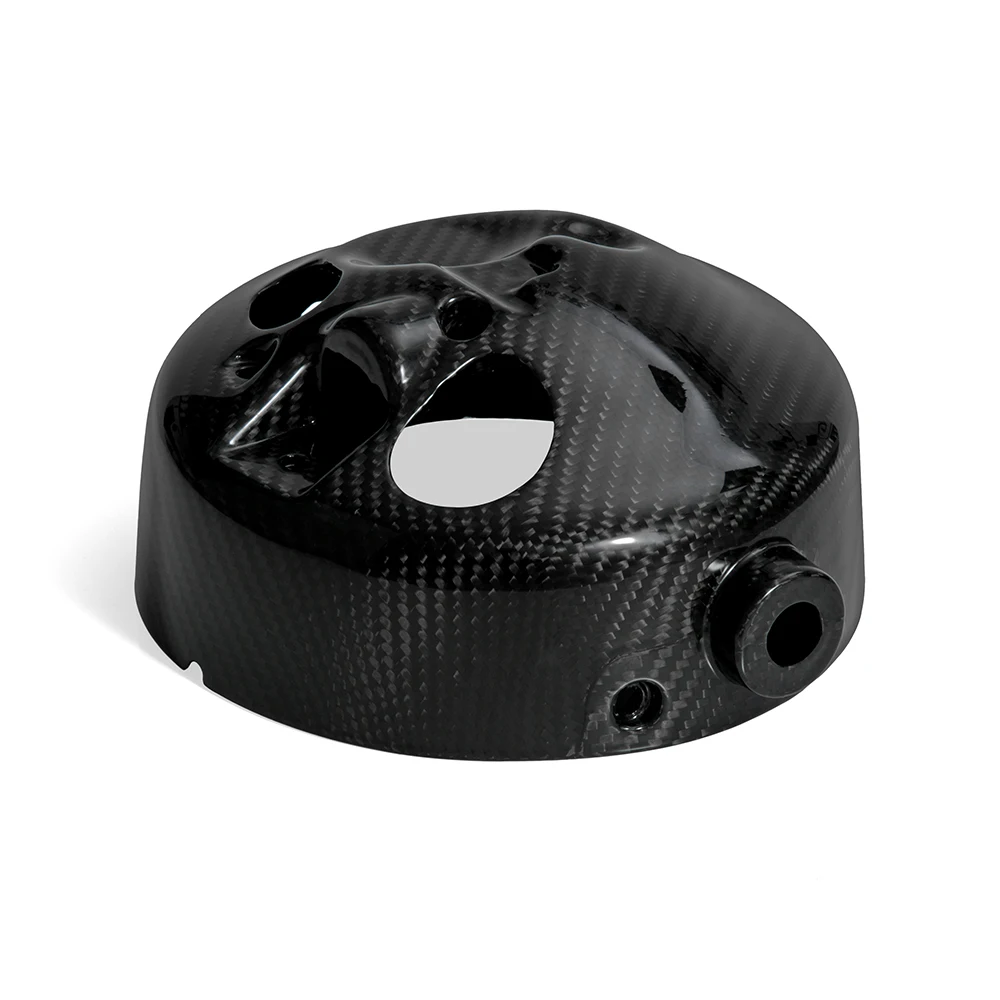 For YAMAHA XSR 900 XSR900 100% Real Carbon Fiber Motorcycle Headlight Bucket Back Cover Protection Twill Weave Gloss Black