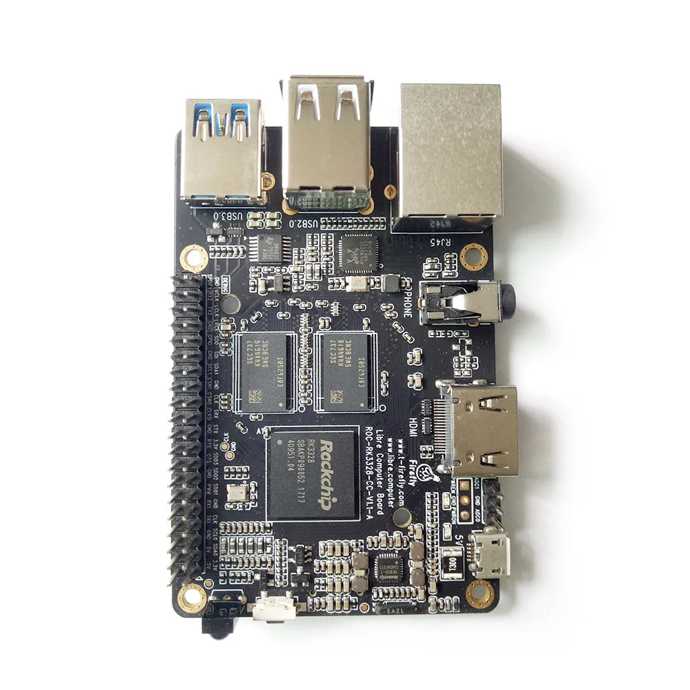 Firefly ROC RK3328 CC Unterstützung Gigabit Ethernet, USB 3,0, 4K display & Ubuntu & Android ARM Cortex-A53 ARM Entwicklung Bord