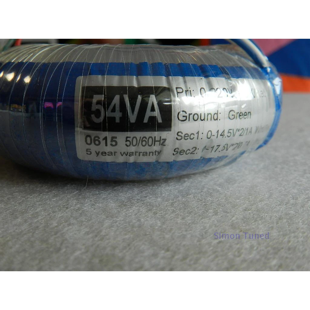 ที่กำหนดเอง54W Simon Tuned O Core หม้อแปลง HiEnd OCC ชุบเงินเคลือบสายสำหรับ HiFi เครื่องขยายเสียง