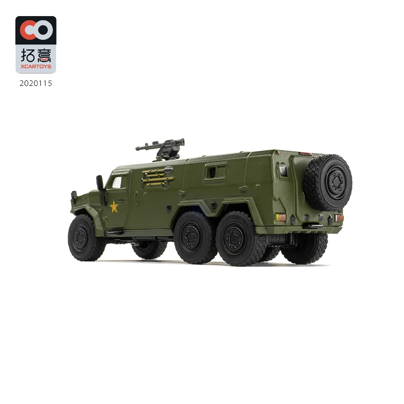 Xcartoys 1:64 Df Warrior III Multi-Purpose Armored Vehicle Green NO.115 Simulation Model Car