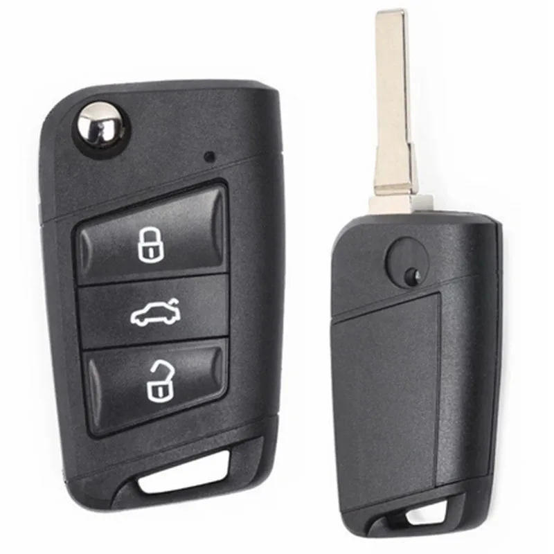 DIYKEY Keyless-Go MQB System Smart Remote Key 315MHz 434Mhz ID48 Chip for Volkswagen Golf 7,Tiguan 2014-2018 FCC: 5G0 959 753