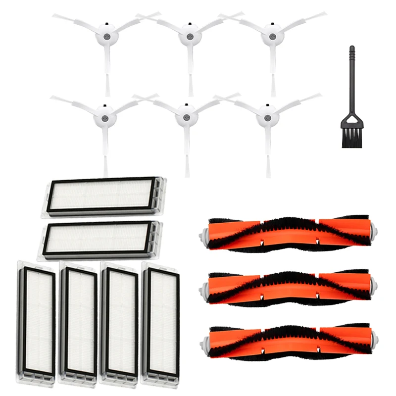 Stofzuiger Vervanging Universele Voor Xiaomi Mijia 2gen/1S Roborock S5 S6 S50 Mi Robot Centre Zijborstel hepa Filter