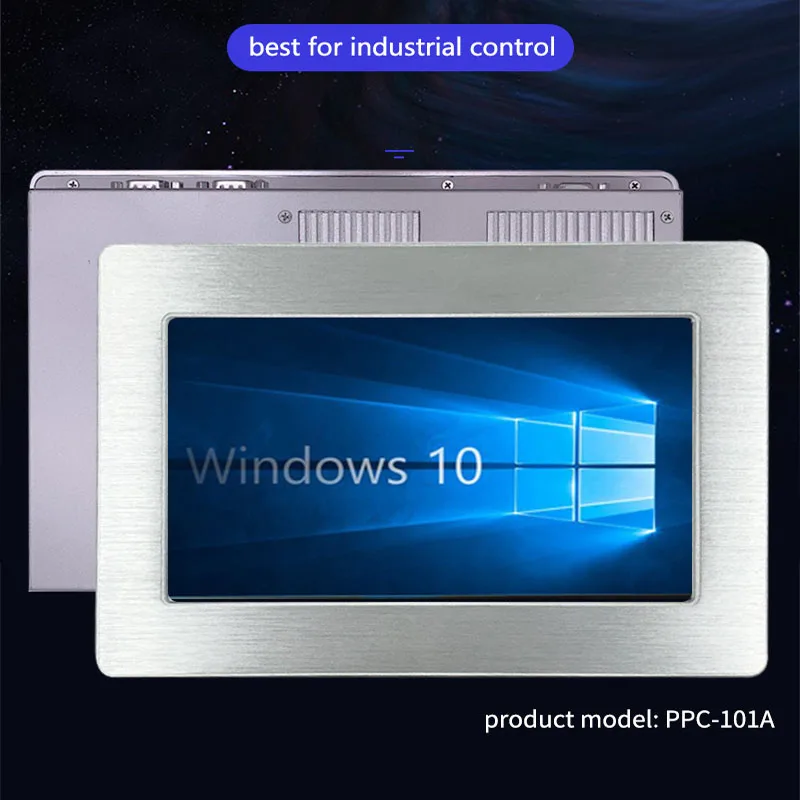 

10.1" Industrial Touch Screen Panel pc 128Gb 256GB SSD Computer Dual LAN 2 USB COM RS232 All In One PC