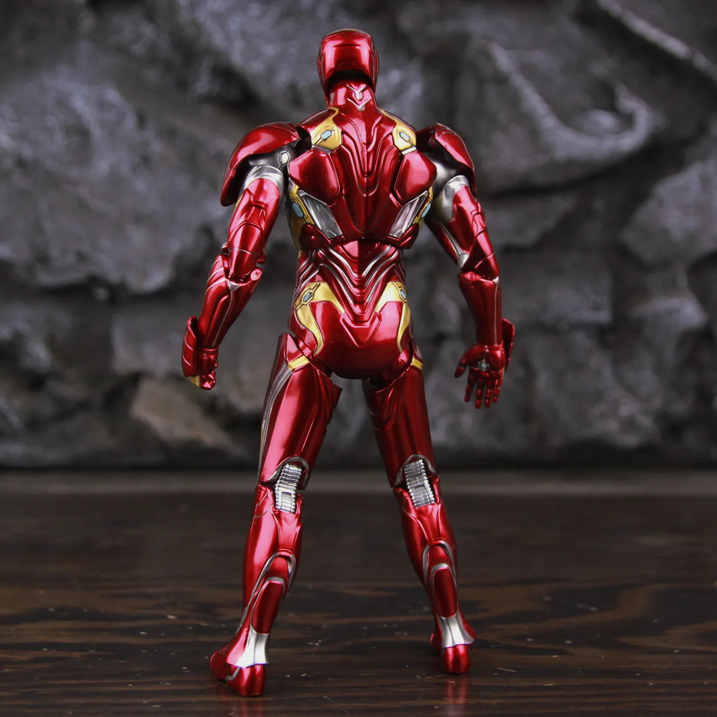 ZD Toys Deluxe Ironman Mark L 50 MK50 Nano Armor Weapons 7" Actionfigur LED-Lichtplattform Tony Stark Infinity War Modellpuppe – Detail 25