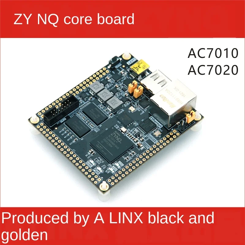 

Главная плата Alinx XILINX FPGA, черная, Золотая макетная плата ZYNQ 7010 7020 7000