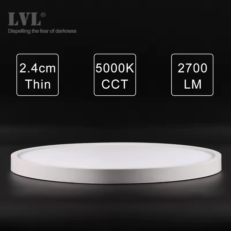 Led Ultrathin Panel Light 12W 18W 24W 32W 230V Modern Lamp Indoor Lighting Fixture Kitchen Bedroom Surface Mount Panel Lamp