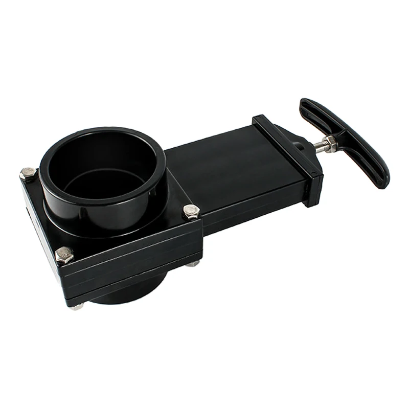 Válvula de compuerta de agua para autocaravana, accesorios para tanque de agua, ABS, 50mm de diámetro