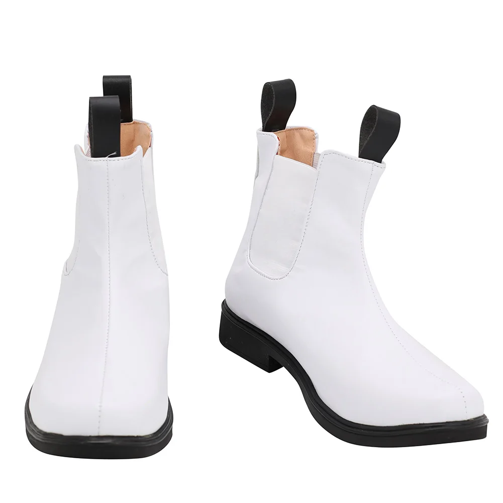 Scarpe Cosplay White Soldier Stormtrooper Boots Costume puntelli Halloween Carnival Movie accessorio Cosplay