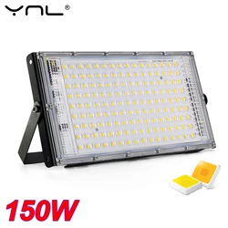 LED 투광 조명, 야외 스포트라이트, IP65 방수 가로등, LED 프로젝터, 조경 조명, 150W, AC 220V, 240V