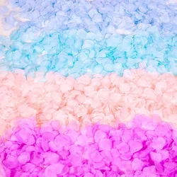 100pcs Lot Colorful Artificial Rose Petals Banquet Petalas Decoration Silk Flower Accessories Wedding Supplies Flower Adornment