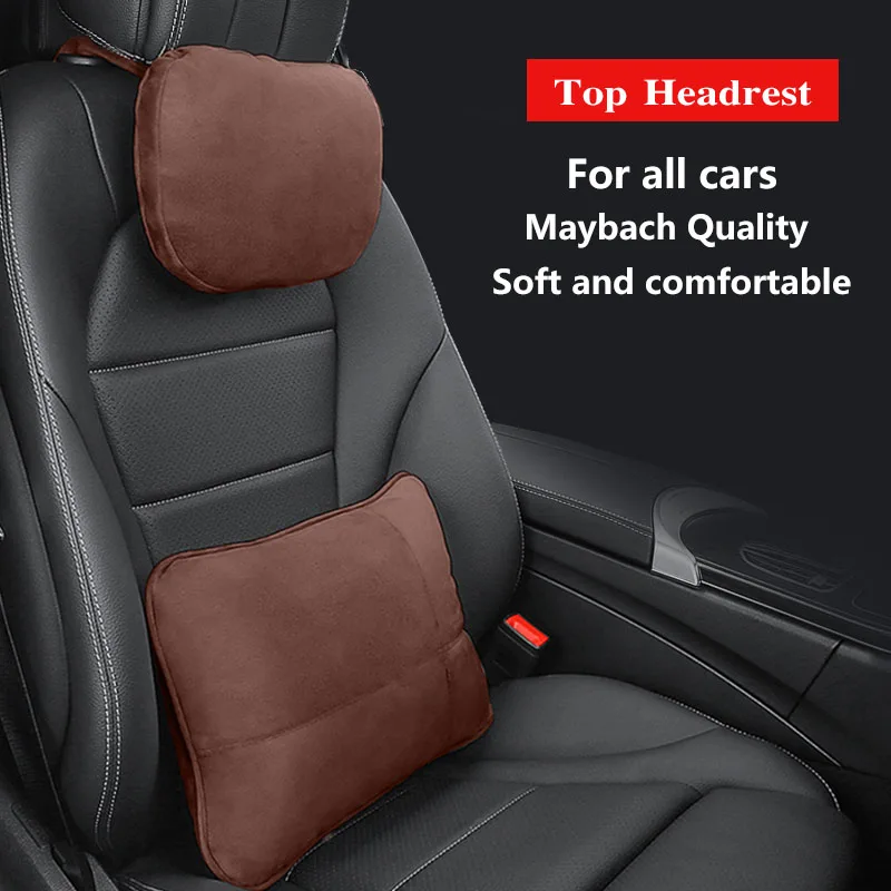 Top Quality Car Headrest Neck Support Seat / Maybach S Class Design Soft Universal  Car Pillow Neck Rest Cushion Lumbar support