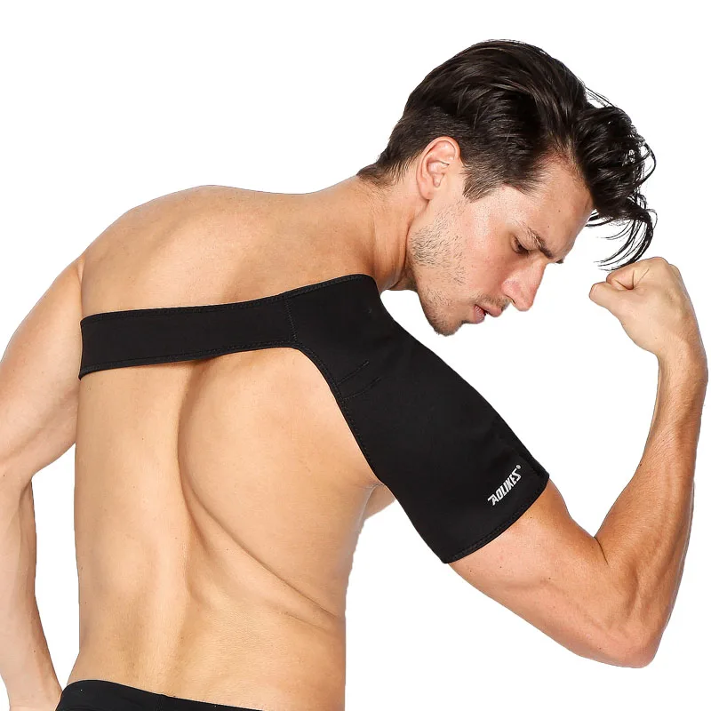 1PCS Breathable Adjustable Shoulder Support Brace Unisex Sport Compression Brace Strap Wrap Belt for Rotator Cuff Injury relief