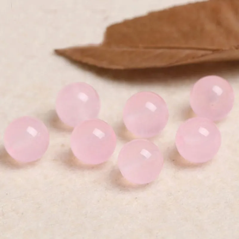 4A Natural Rose Quartz Crystal Single Bead DIY Jewelry Making