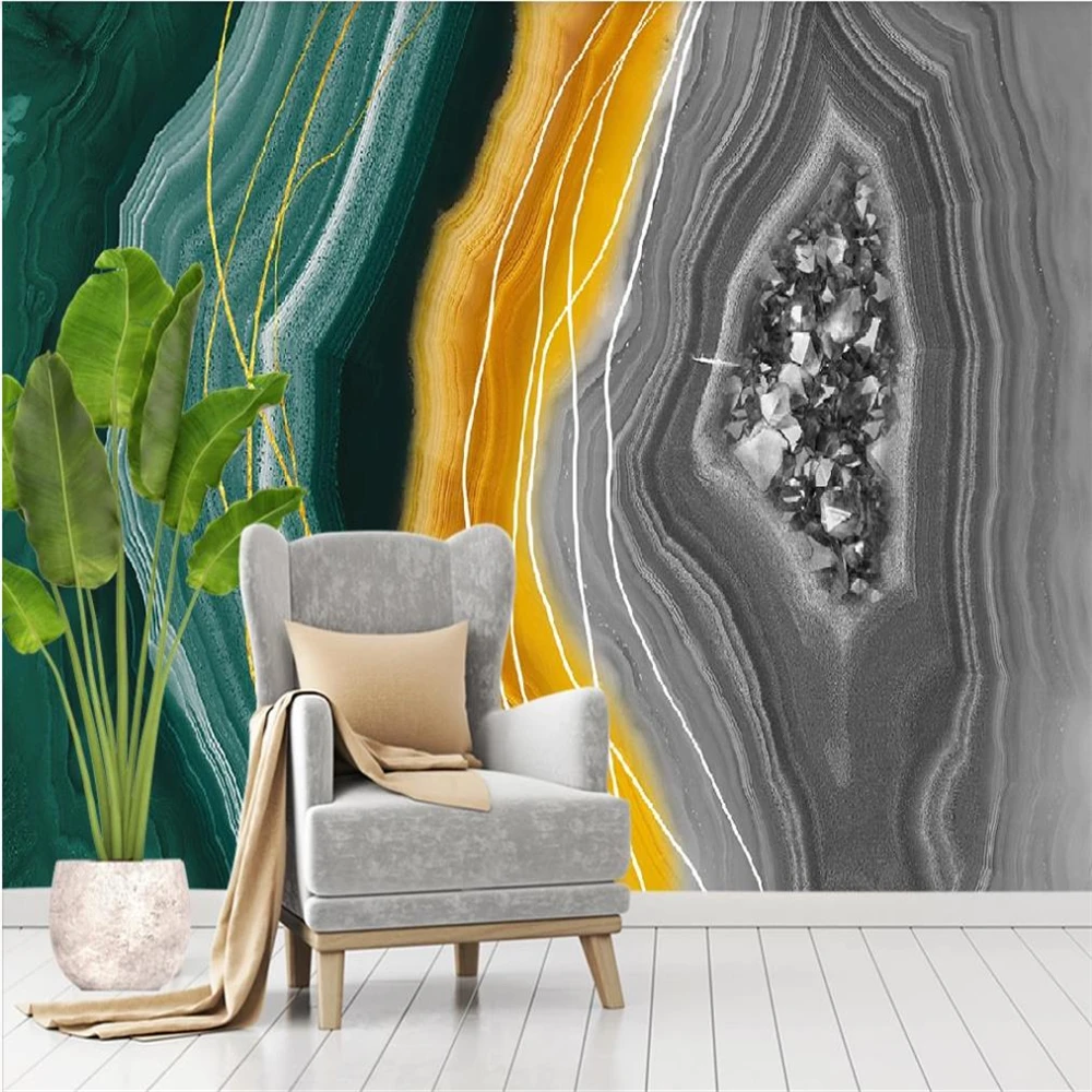 

Custom 3d murals wallpaper for living room wallpaper for walls 3 d for living room green mabrle wallpapers