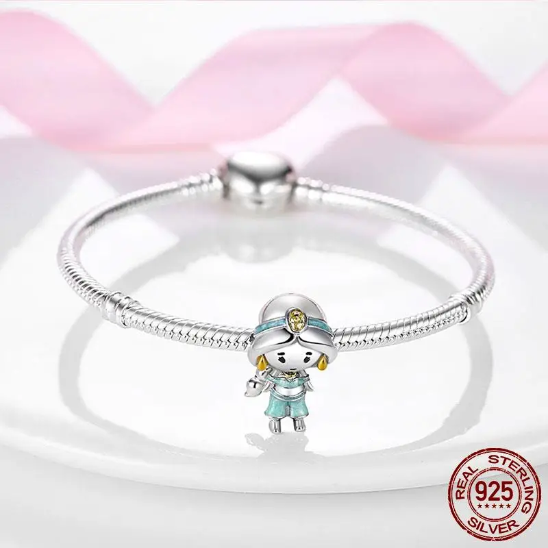 Im Angebot Charms Kleine Mädchen Jungen Anhänger Prinzessin Prinz Hund Katze Perlen Passend für Original-Armband Schmuck Kindergeschenk – Detail 25