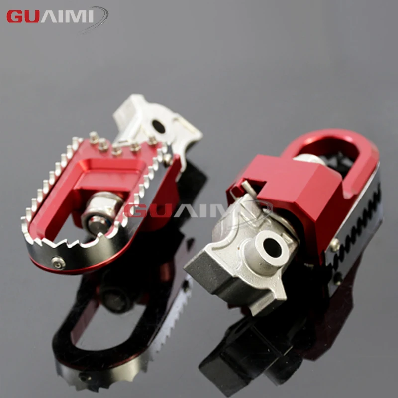 For BMW F800GS F700GS F650GS R1150GS G650GS Motorcycle Wide Enduro Foot Pegs Rests Tilt Angle Adjustable Footpegs