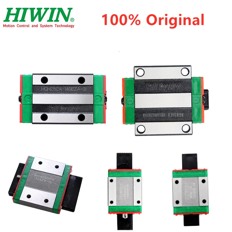 Taiwan HIWIN linear guide block carriage HGH HGW EGH HGL 15 20 25 30 35 CA CC MGN MGW 7 9 12 15 C H for 3D printer CNC router