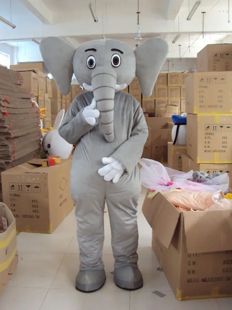 

Cosplay Giant Elephant Cartoon character costume Mascot Costume Advertising Costume Fancy Dress Party Costume Animal carnival