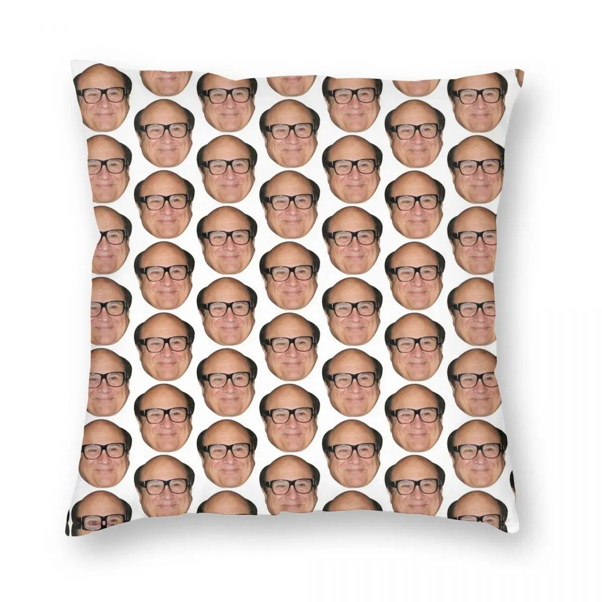 Danny Devito Face Stickertote Bag Square Pillowcase Polyester Linen Velvet Creative Decorative Pillow Case Room Cushion Cover