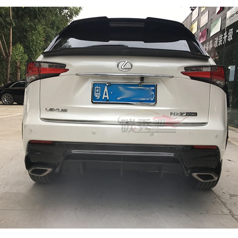 Carbon Fiber Sport 5D Rear Middle Trunk Spoiler for Lexus NX200/200t/300H